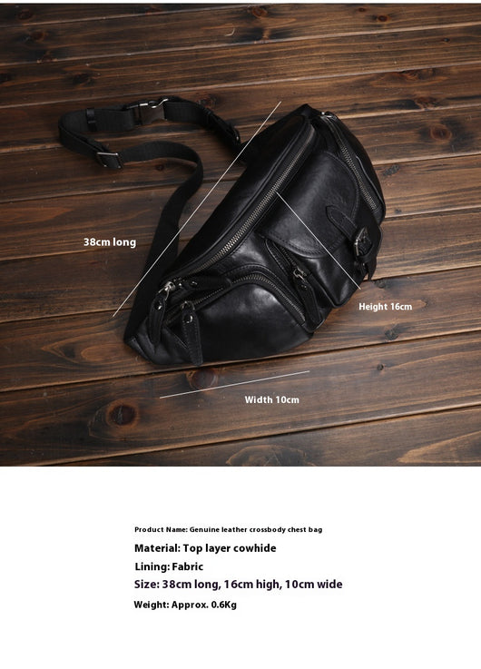 Mochila Bandolera de Cuero Premium para Viajes y Uso Diario - Image 7