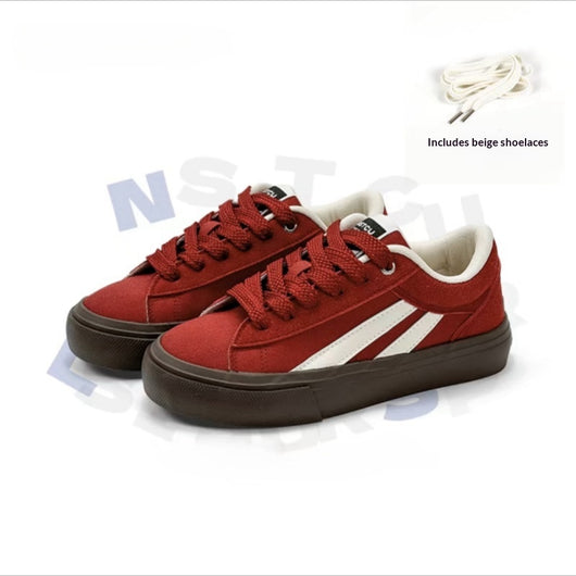 Zapatillas de Lona con Suela Gruesa - Casual Versátil para Estudiantes - Image 7