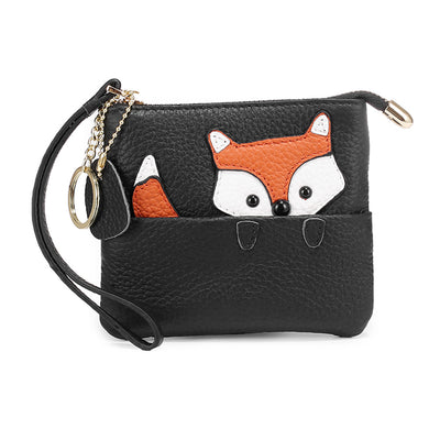Billetera Compacta de Cuero con Cierre - Diseño Minimalista para Mujer - Image 13