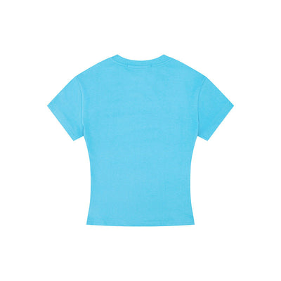 Playera Retro Casual con Estampado de Letras para Mujer - Image 3