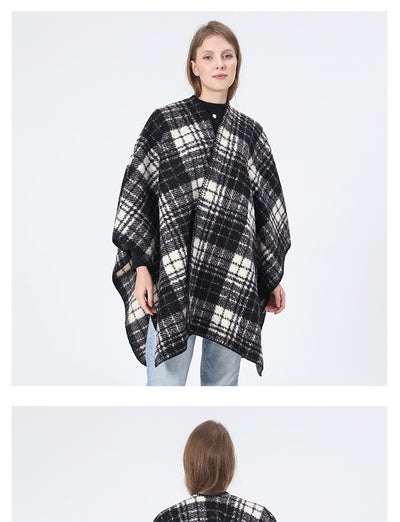 Manta Térmica Elegante de Cuadros para Primavera, Otoño e Invierno - Image 14