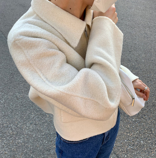 Cardigan Estilo Francés con Solapa Reductora y Bolsillos Dobles - Image 10
