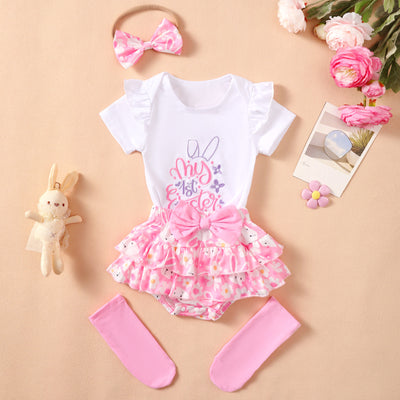 Conjunto de Verano para Niñas con Bordados - 4 Piezas - Image 12