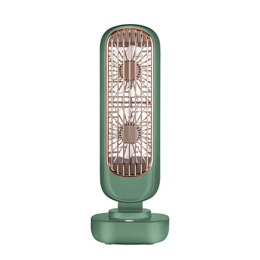 Ventilador Torre Portátil Recargable USB - Doble Aspa Vertical Compacto - Image 10