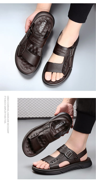 Zapatos Casuales de Cuero para Hombre con Plantilla de Látex - Image 17