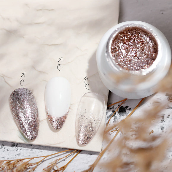 Adhesivo de Gel Metálico para Nail Art Japonés