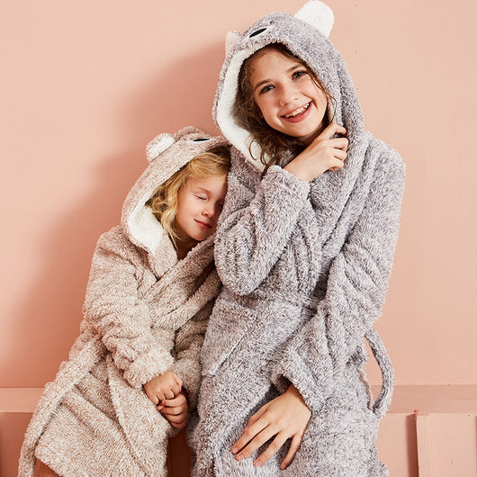 Pijama Infantil de Franela Gruesa para Primavera y Otoño - Image 3