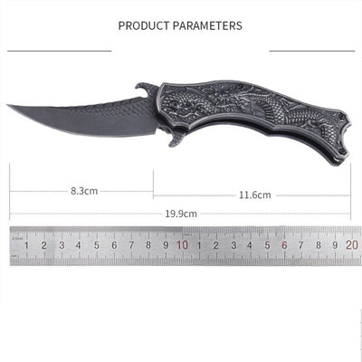 Cuchillo Plegable Multifunción para Supervivencia y Aventuras al Aire Libre - Image 6