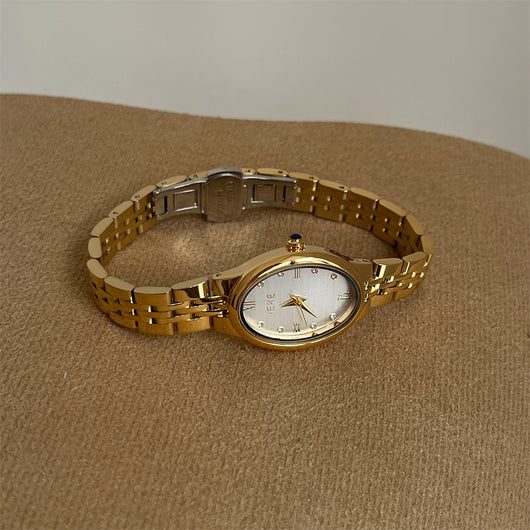 Reloj Elegante de Diseño Exclusivo con Esfera Pequeña y Detalles de Diamante - Image 4
