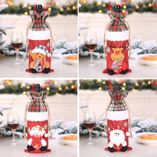 Calcetines Navideños para Botellas de Vino - Image 28