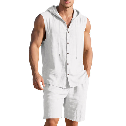Conjunto de Bermudas y Camiseta sin Mangas para Hombre - Image 45