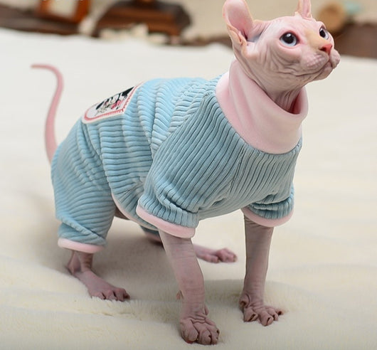 Ropa Térmica Reversible para Gatos sin Pelo - Abrigo Doble Cara Invierno - Image 3