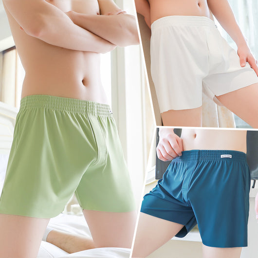 Bóxer Holgado de Seda de Hielo para Hombre Talla Grande - Image 9