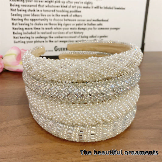 Diadema Perla de Lujo Premium - Alta Definición y Acabado Profesional - Image 2
