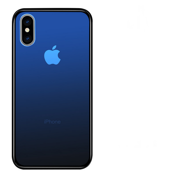 Funda de Teléfono Antigolpes con Vidrio Templado y Gradiente HD