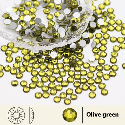 Diamante de Cristal Facetado con Base Plana - Colores Variados - Image 9