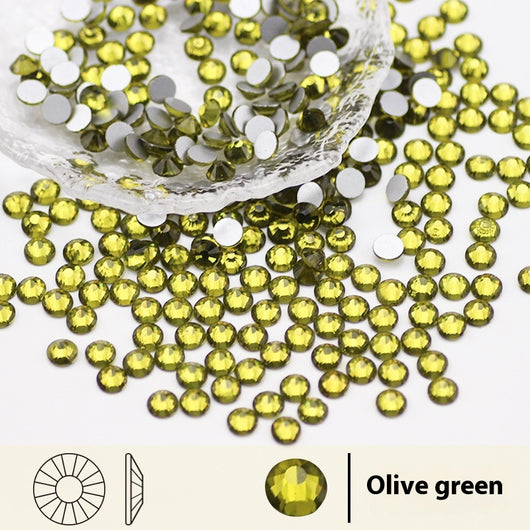 Diamante de Cristal Facetado con Base Plana - Colores Variados - Image 9