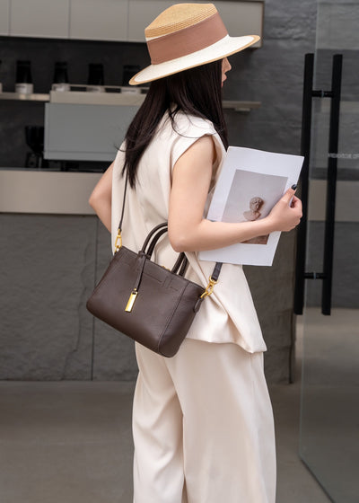 Bolso de Cuero Genuino Portátil para Mujer - Elegancia y Funcionalidad - Image 34