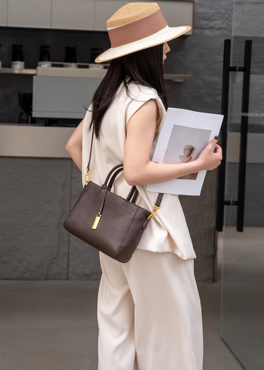 Bolso de Cuero Genuino Portátil para Mujer - Elegancia y Funcionalidad - Image 34