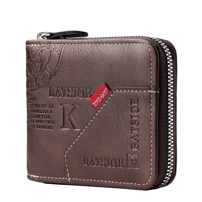 Billetera Vintage Bifold para Hombre - Estilo Europeo y Americano - Image 5