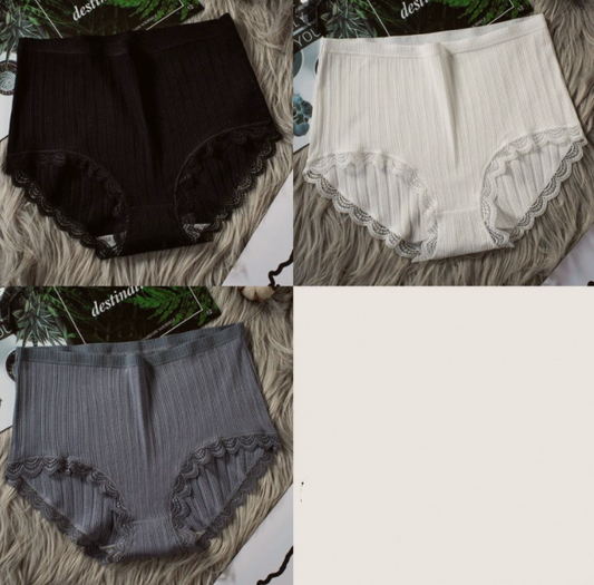 Calzones Deportivos de Cintura Alta con Algodón Transpirable para Mujer