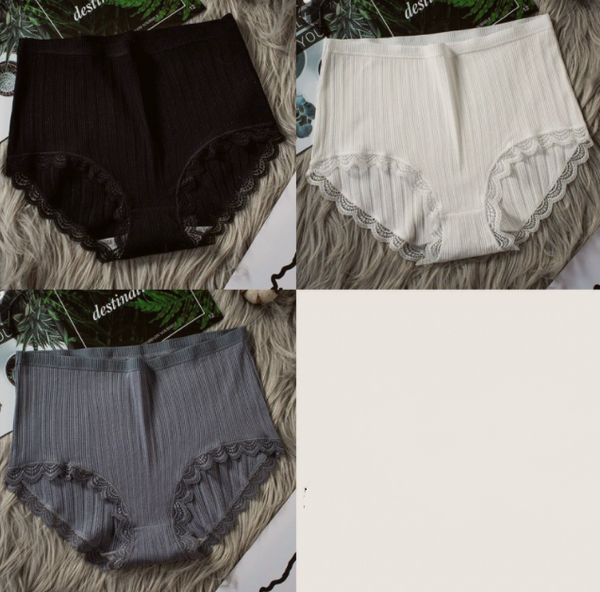 Calzones Deportivos de Cintura Alta con Algodón Transpirable para Mujer