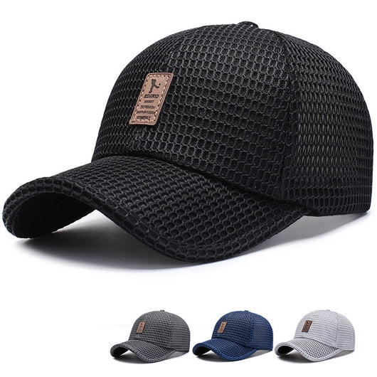 Gorra Deportiva de Malla Ajustable con Protección Solar