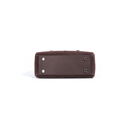 Bolso de Hombro Lujo con Bloques de Color Satinado - Image 19