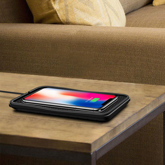 Cargador Inalámbrico Antideslizante para Auto Compatible con Apple - Image 5