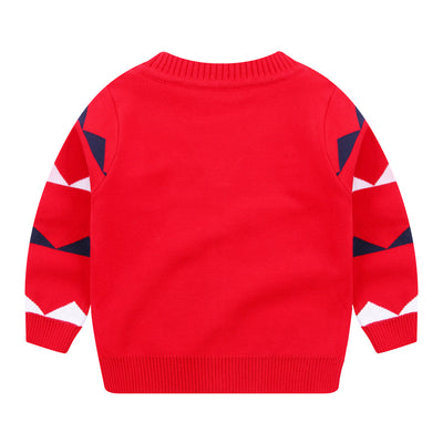 Cardigan Escolar V-Cuello Abotonado para Niños - Image 8