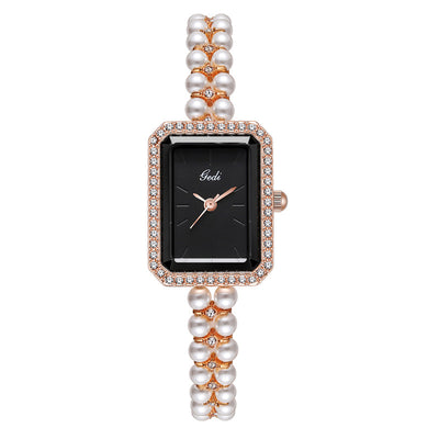 Reloj de Cuarzo Creativo para Mujer con Perlas de Concha - Image 10