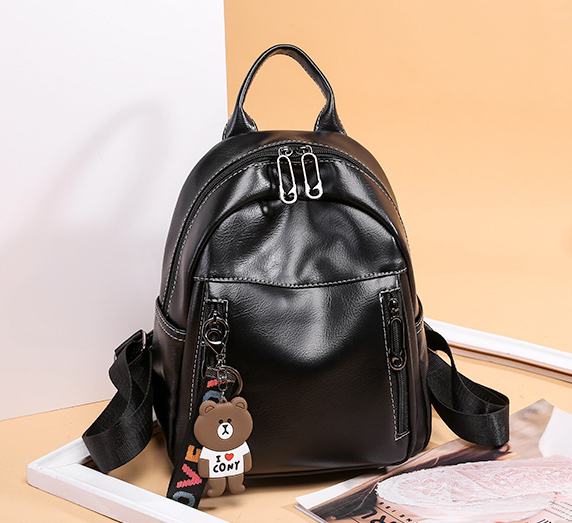 Mochila Casual de PU - Versátil y Duradera