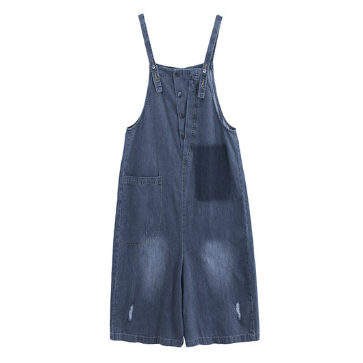 Overol Denim Talla Grande para Mujer - Diseño Holgado y Casual - Image 5