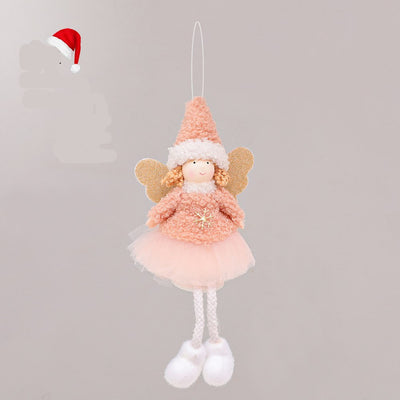 Ángeles Navideños de Peluche - Decoraciones Festivas - Image 15