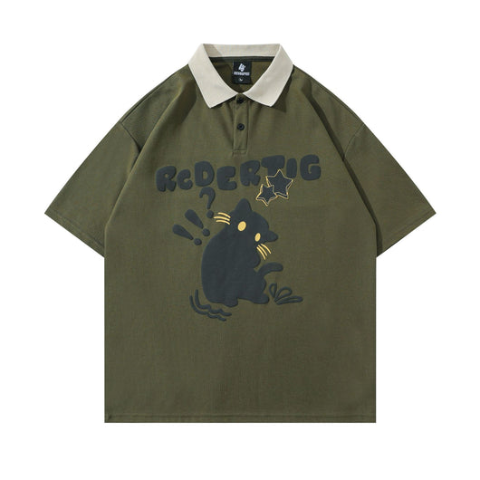 Camiseta Estampada con Diseño Gato para Hombre y Mujer - Image 2