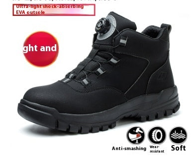 Botas de Seguridad Altas para Hombre - Protección Antiaplastamiento y Antipunción Todo Año - Image 12