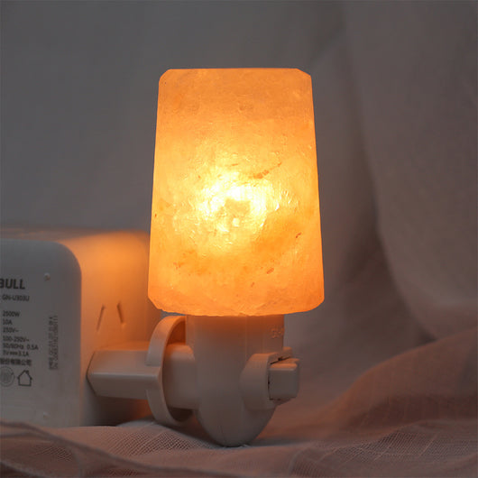 Lámpara de Sal del Himalaya para Dormitorio - Luz Cálida Mesita de Noche - Image 11