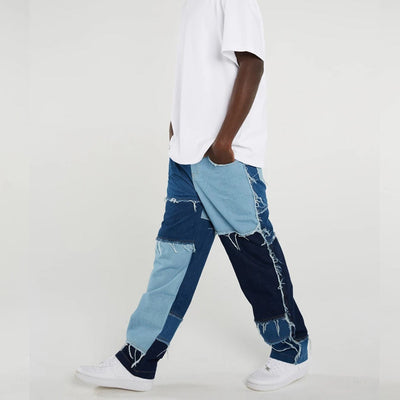 Jeans Hombre Contraste de Colores - Estilo Fronterizo Moderno - Image 7