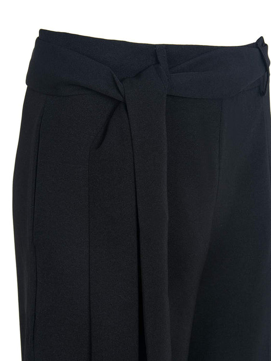 Pantalón Cropped Cintura Alta con Tirantes y Pierna Ancha - Image 24