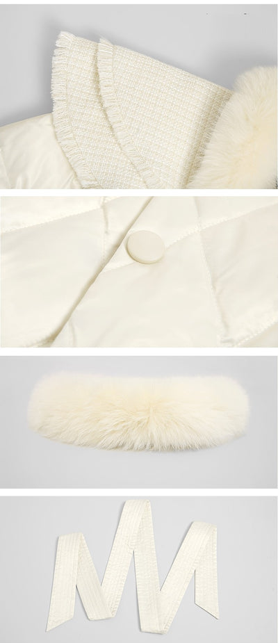 Abrigo Acolchado Elegante con Cuello de Piel - Image 14