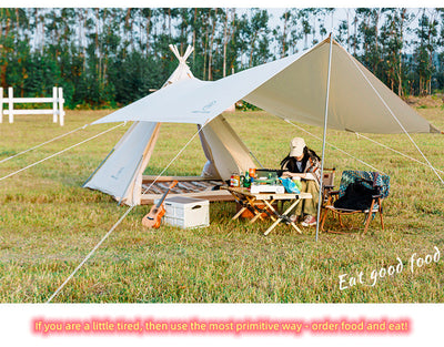 Carpa Pirámide Impermeable Oxford para Camping e Interior - Image 8