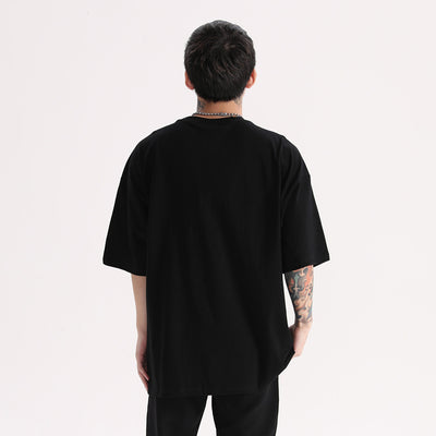 Camiseta de Pareja Cuello Redondo Manga Corta Estilo Urbano - Image 10
