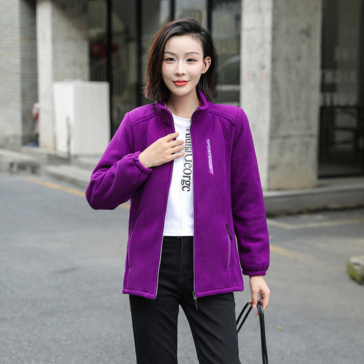 Chaqueta Polar para Mujer - Abrigo Deportivo y Casual Versátil - Image 9
