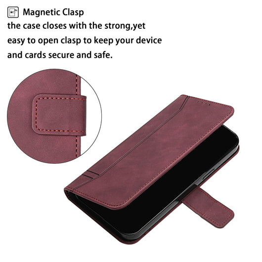 Funda Cartera para Celular con Textura Premium y Soporte de Tarjetas - Image 10