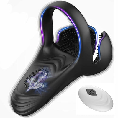 Anillo de Silicona Masajeador Eléctrico Resonancia para Hombre - Image 6