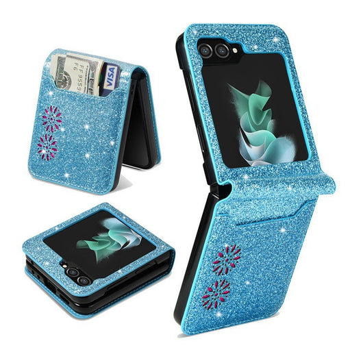 Funda Plegable Retro con Múltiples Compartimentos y Patrón Patchwork - Image 5