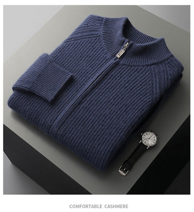 Cardigan Cuello Alto con Cierre Acolchado para Hombre - Image 11