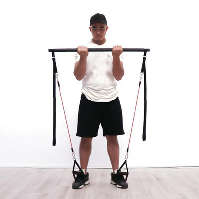 Kit de Barra Pilates con Bandas de Resistencia - Gimnasio Portátil para Casa - Image 4