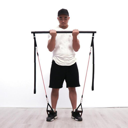 Kit de Barra Pilates con Bandas de Resistencia - Gimnasio Portátil para Casa - Image 4