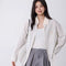 Blusa Coreana de Rayas con Textura para Mujer - Estilo Universitario